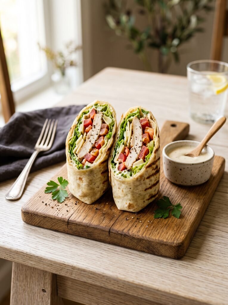 Grilled Chicken Caesar Wrap