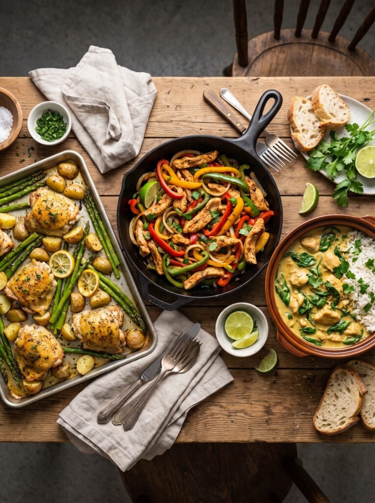 10 Easy One-Pan Chicken Recipes