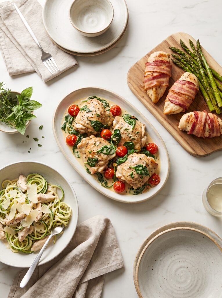 Keto Dinner Recipes with Chicken
