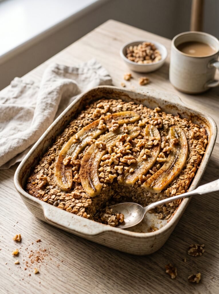 Banana Oat Breakfast Bake