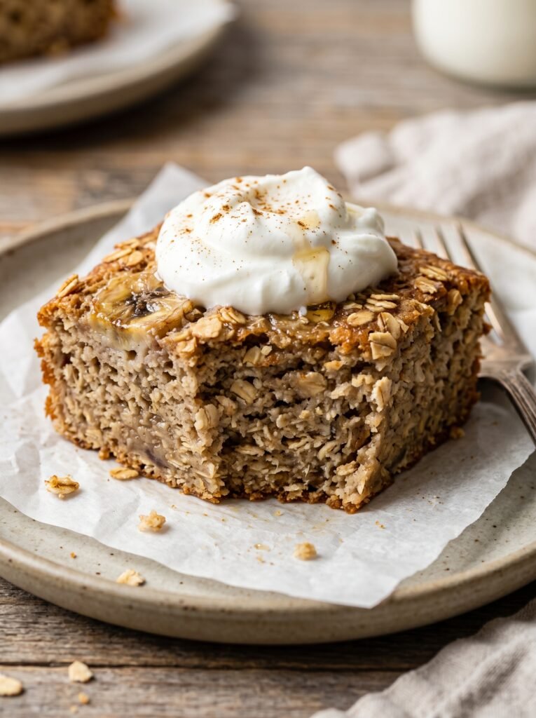 Banana Oat Breakfast Bake