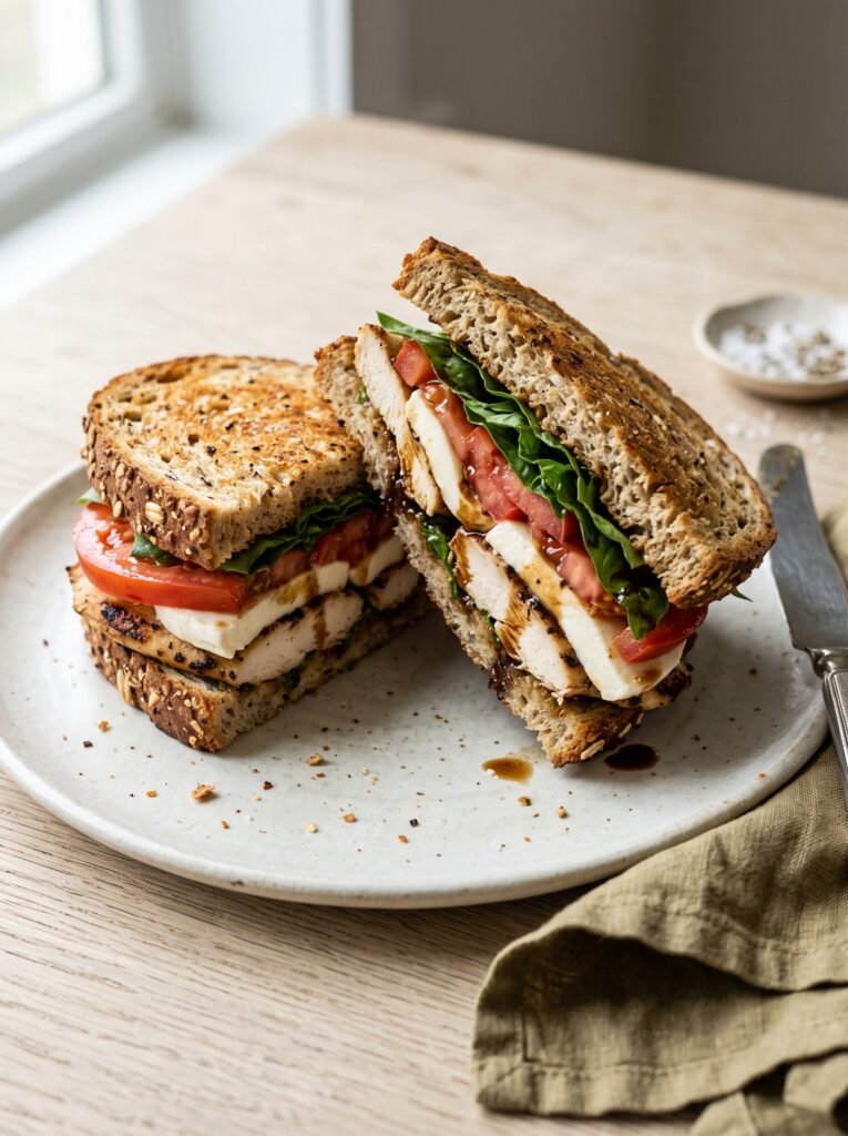 Caprese Chicken Sandwich