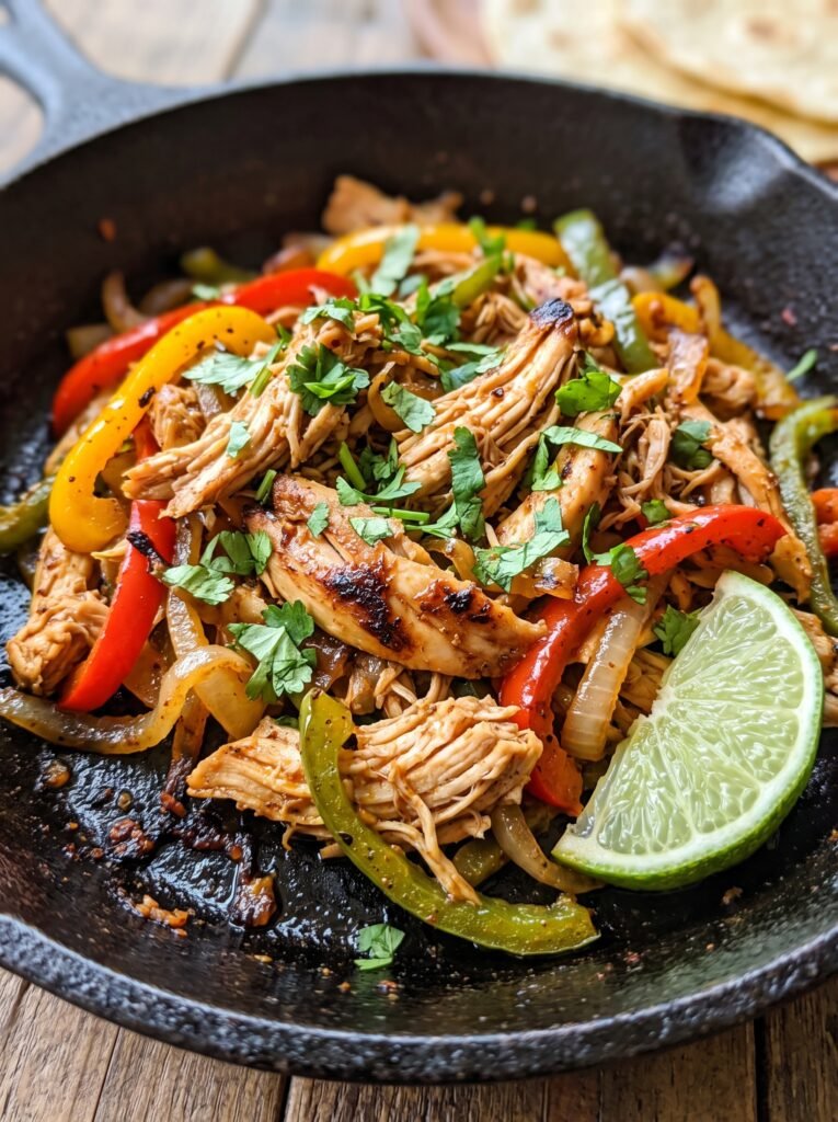 Slow Cooker Chicken Fajitas