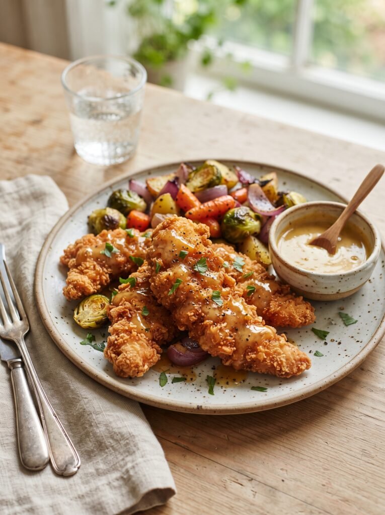 Crispy Honey Mustard Chicken Tenders