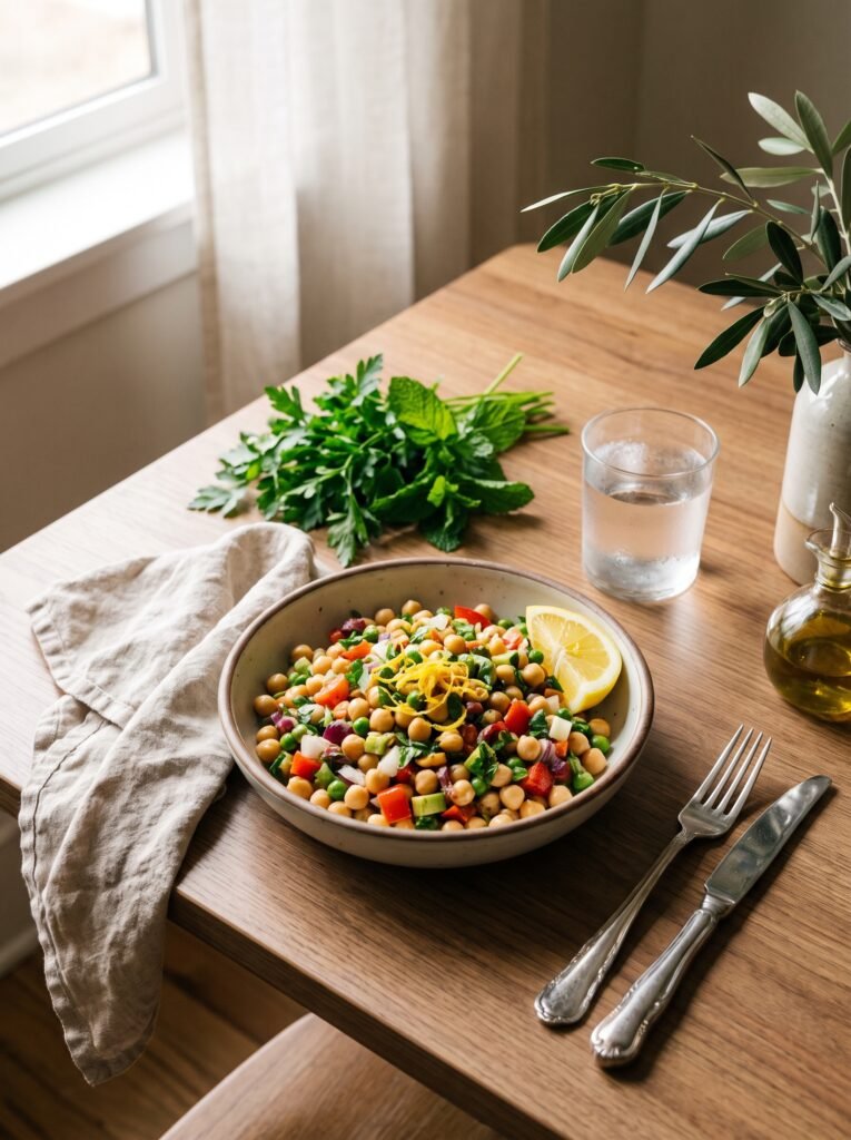 Mediterranean Chickpea Salad