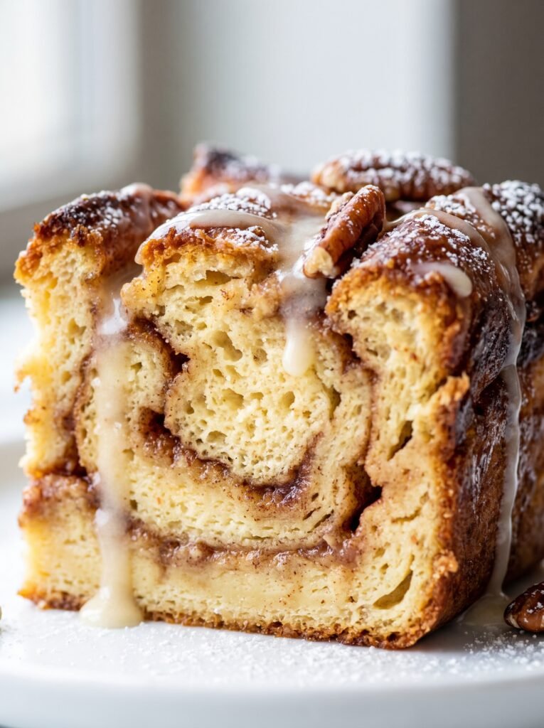 Cinnamon Roll French Toast Casserole