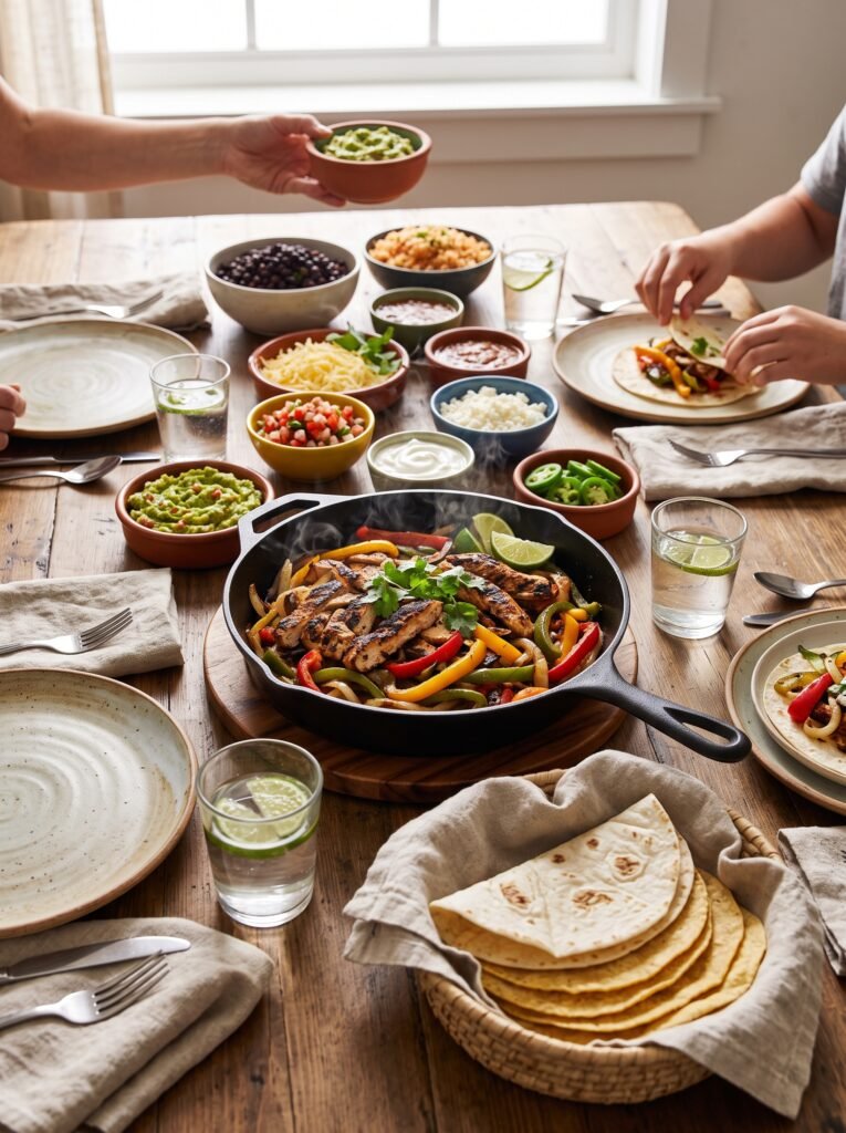 Slow Cooker Chicken Fajitas