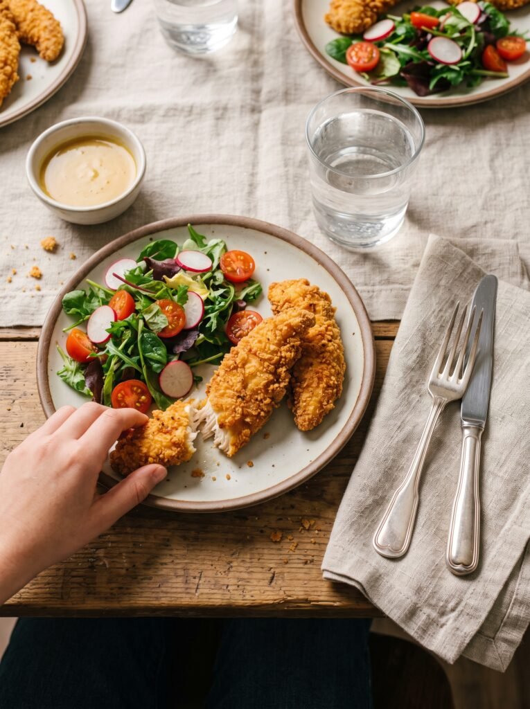 Crispy Honey Mustard Chicken Tenders