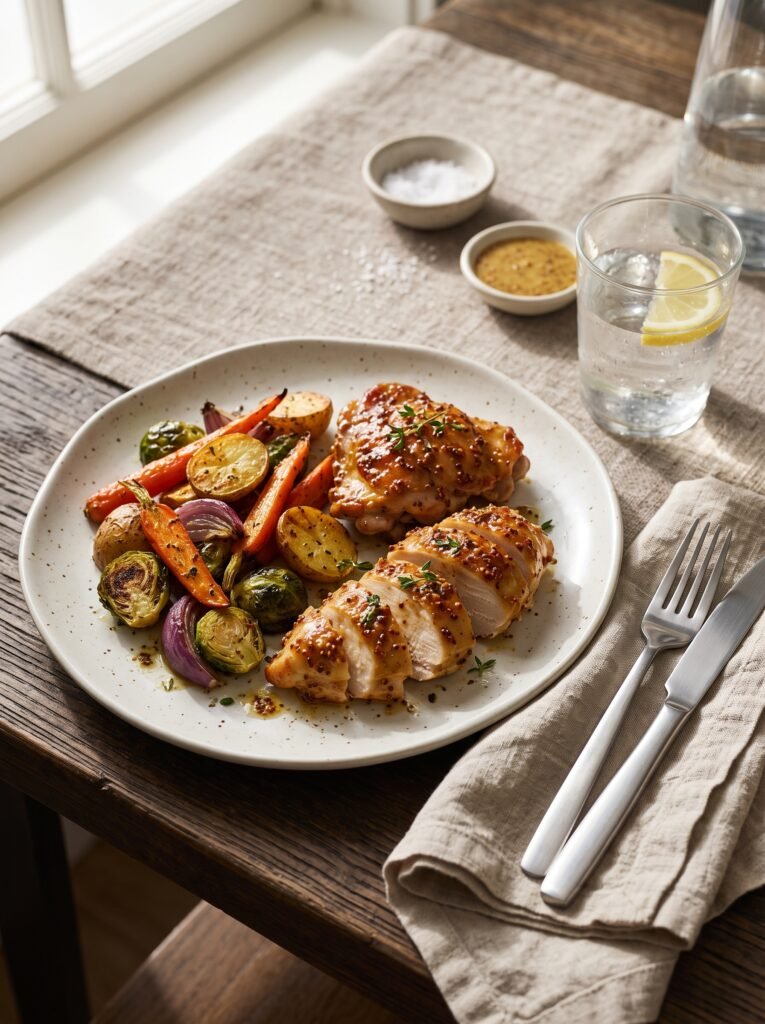 Baked Honey Mustard Chicken