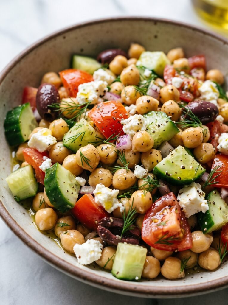 Mediterranean Chickpea Salad