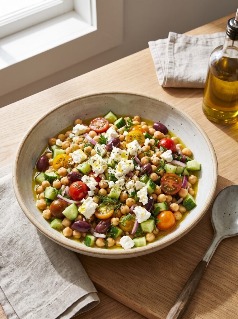 Mediterranean Chickpea Salad