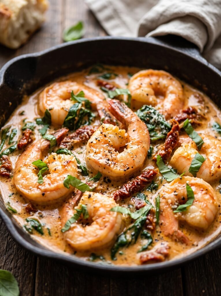 Creamy Tuscan Shrimp
