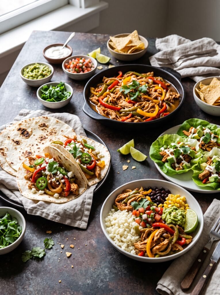 Slow Cooker Chicken Fajitas