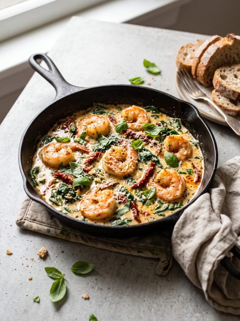 Creamy Tuscan Shrimp
