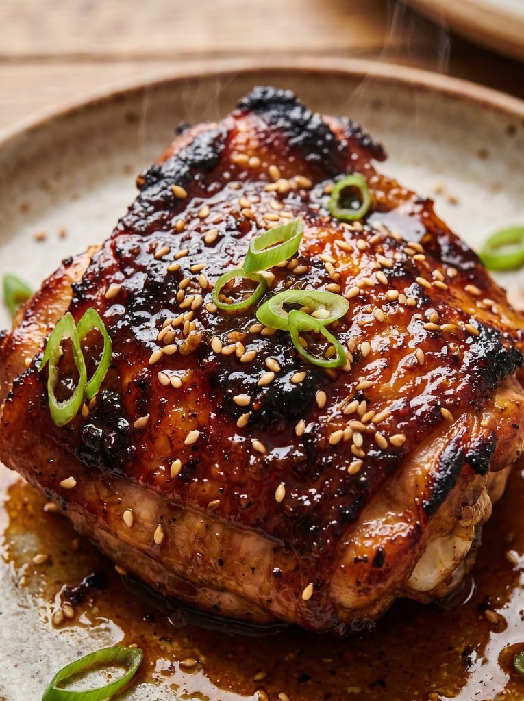 Sticky Chicken Thighs