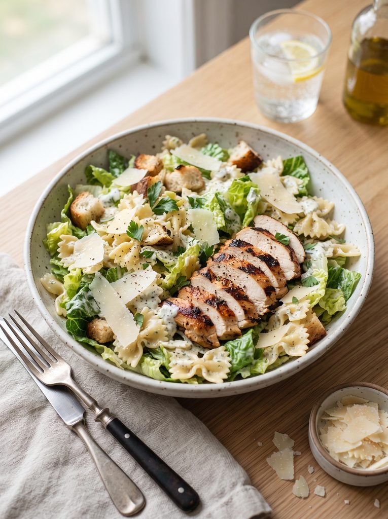 Chicken Caesar Pasta Salad
