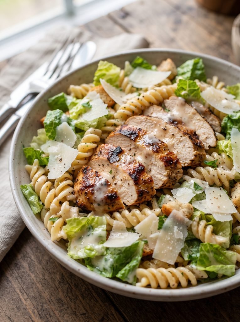 Chicken Caesar Pasta Salad