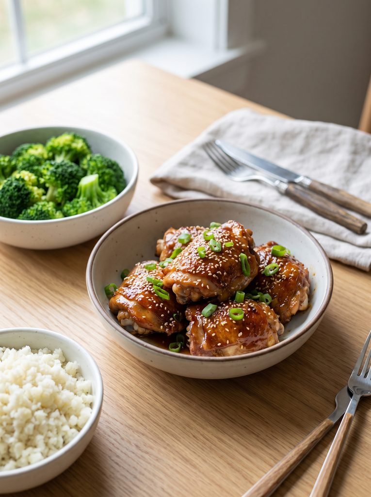 Slow Cooker Honey Garlic Chicken